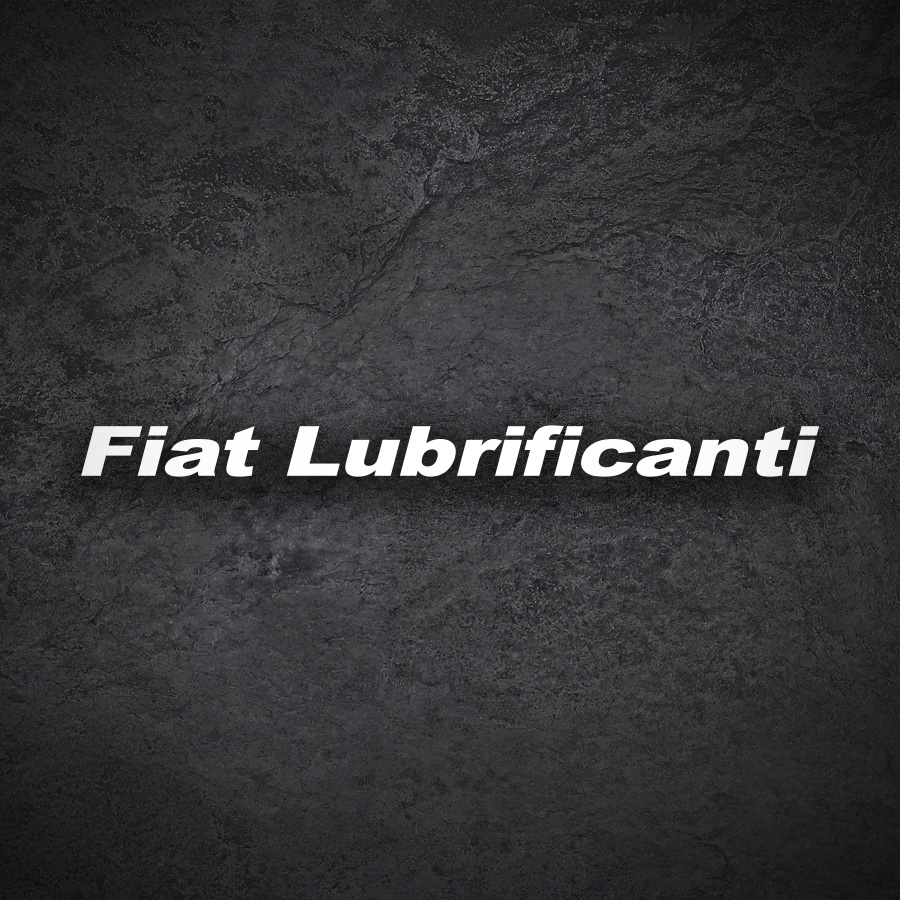 Pegatinas: Letras Fiat Lubrificanti