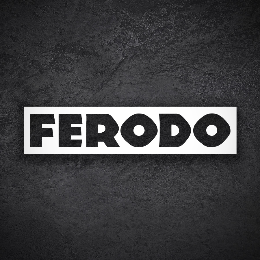 Pegatinas: Logo Ferodo en Tipograf&iacute;a Bold