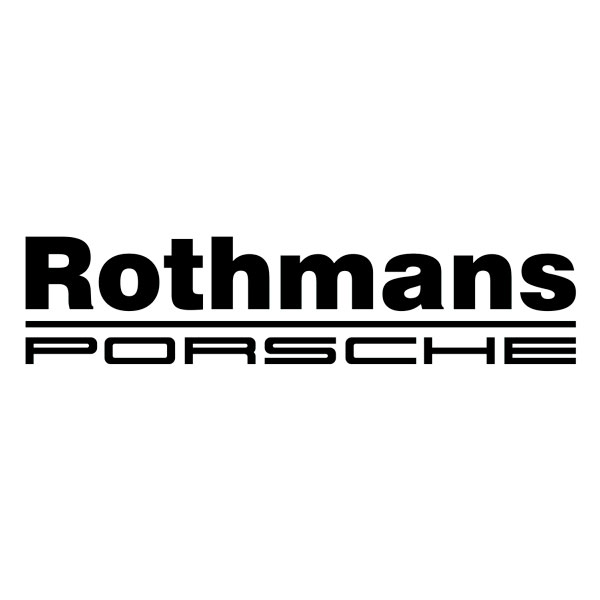 Pegatinas: Rothmans Porsche