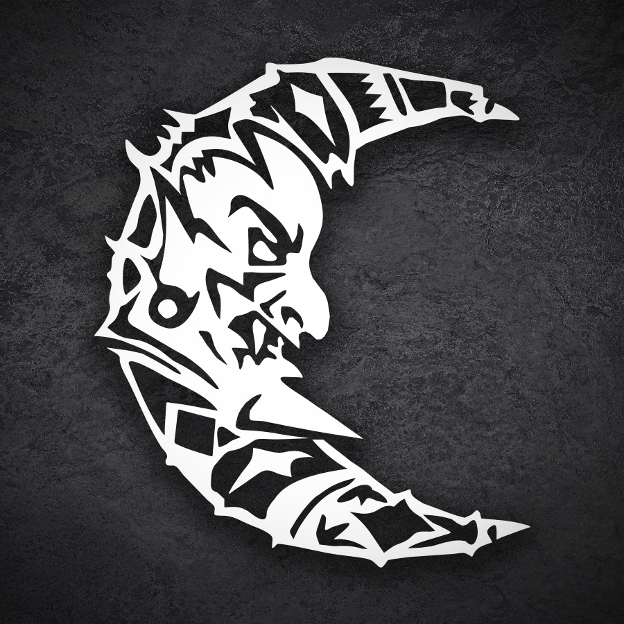 Pegatinas: Luna Valentino Rossi The Doctor