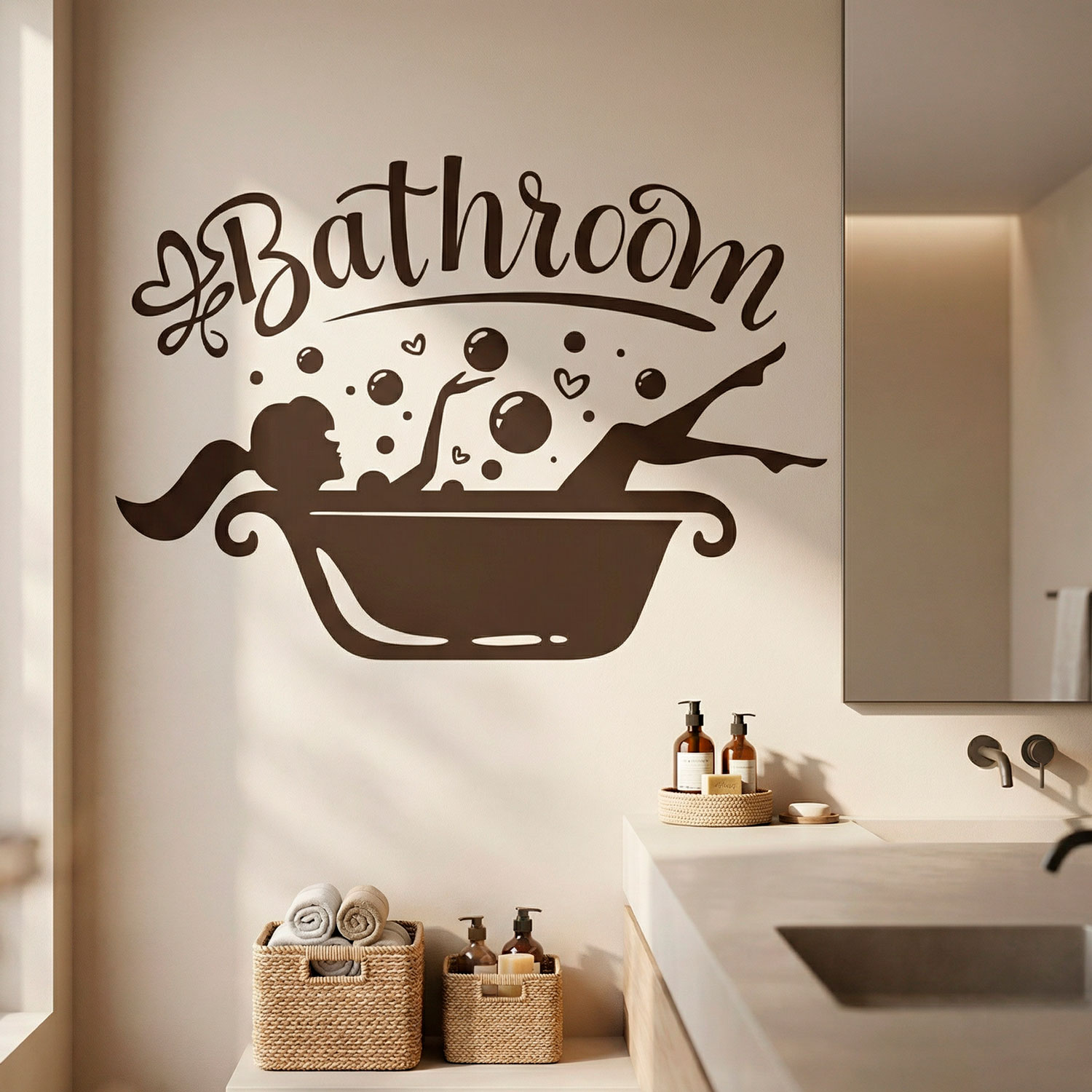 Vinilos Decorativos: Ba&ntilde;o Relax Bathroom