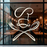Vinilos Decorativos: Chef cuchara y tenedor 11