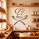 Vinilos Decorativos: Chef cuchara y tenedor 6