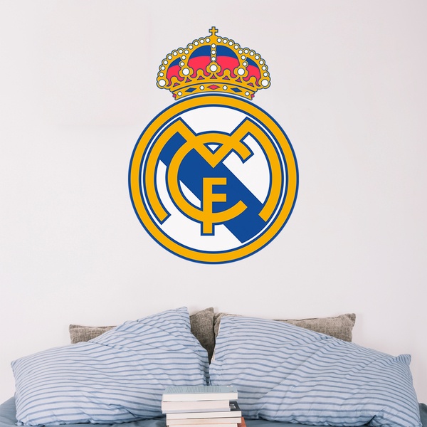 Vinilos Decorativos: Escudo Real Madrid Color