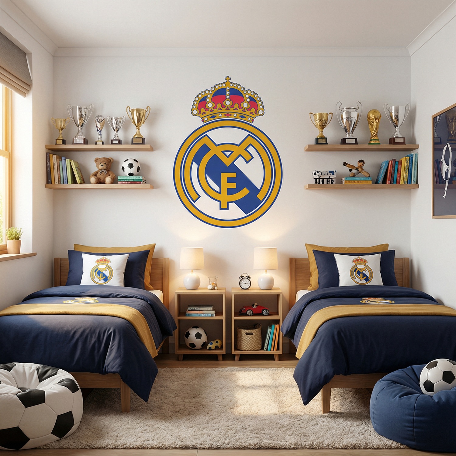 Vinilos Decorativos: Escudo Real Madrid Color