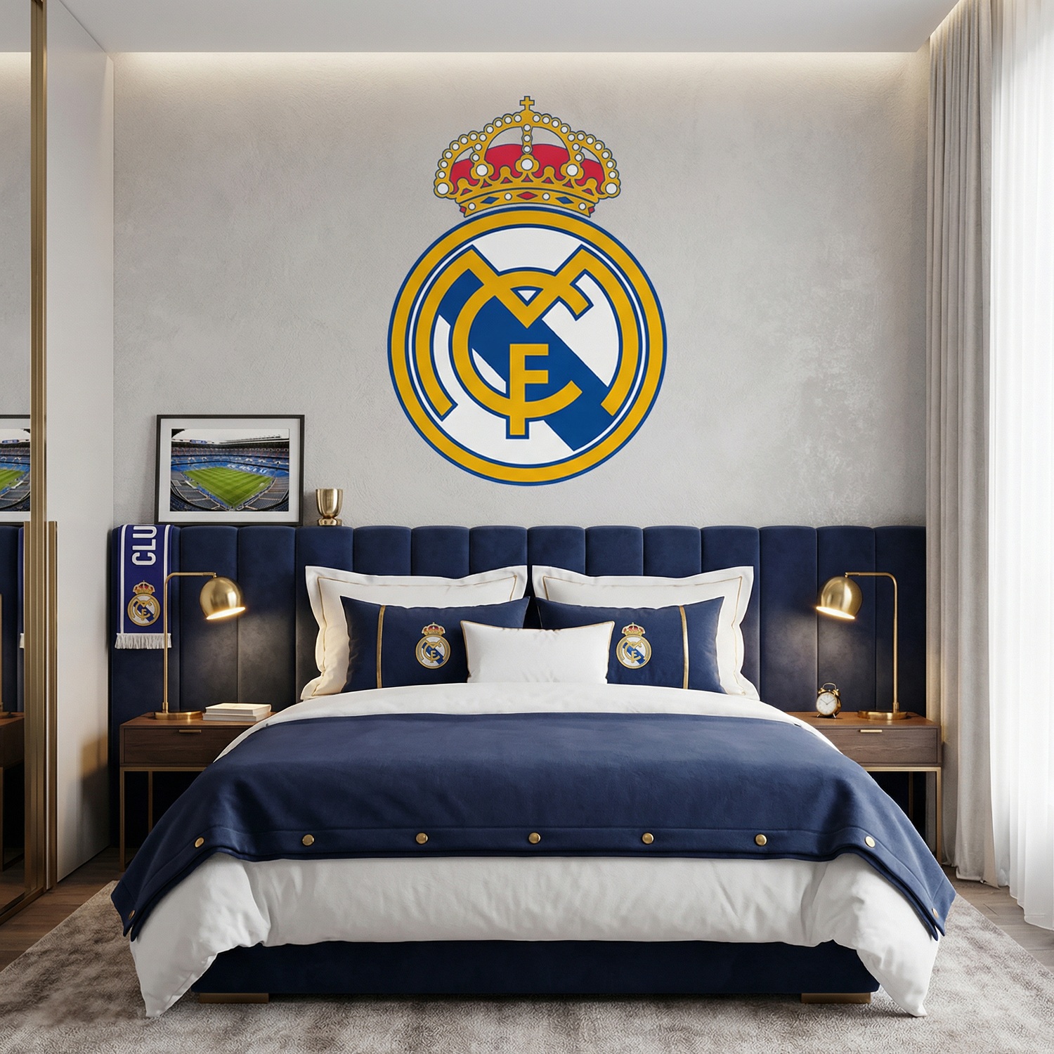 Vinilos Decorativos: Escudo Real Madrid Color