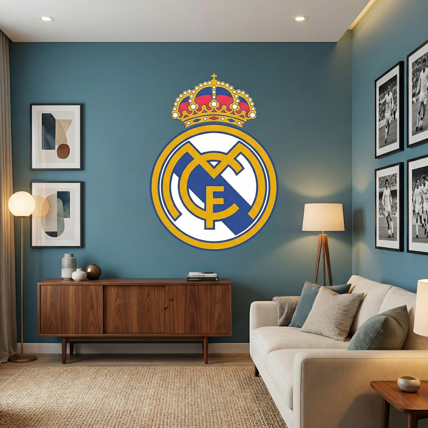 Vinilos Decorativos: Escudo Real Madrid Color