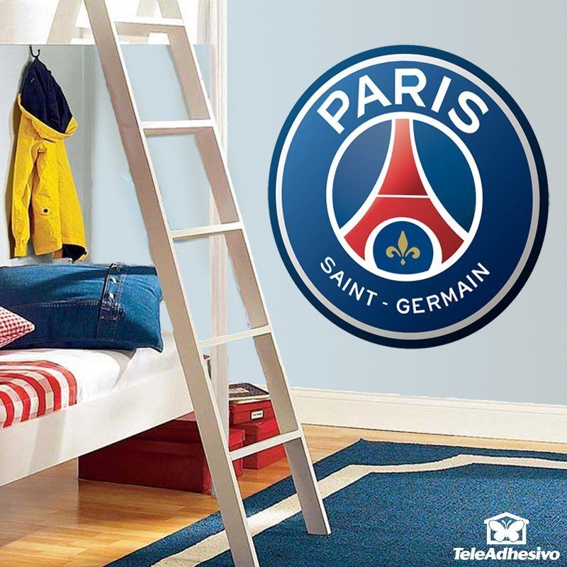 Vinilo Escudo París Saint-Germain PSG Color