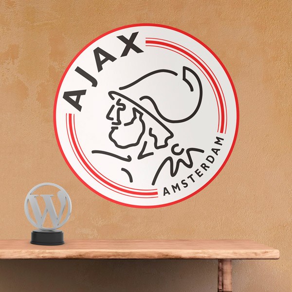 Vinilos Decorativos: Escudo Ajax Amsterdam Color