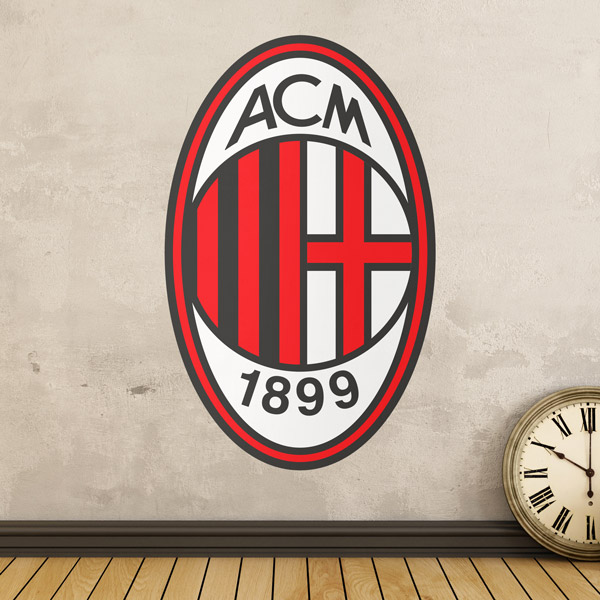 Vinilo decorativo Escudo AC Milan