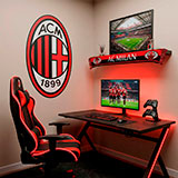 Vinilos Decorativos: Escudo AC Milan 12
