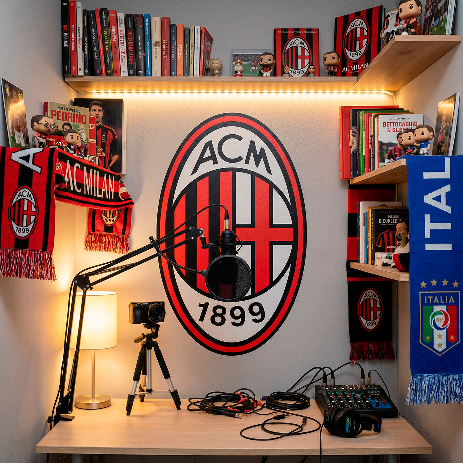 Vinilos Decorativos: Escudo AC Milan