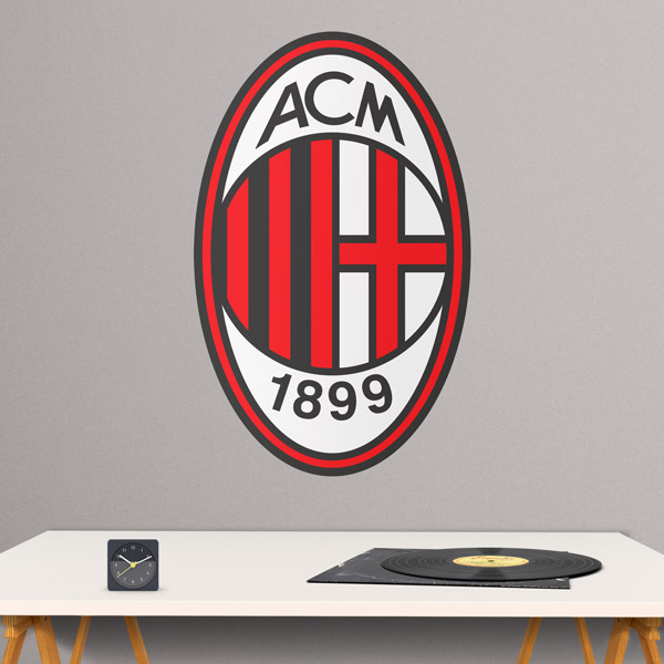 Vinilos Decorativos: Escudo AC Milan