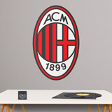 Vinilos Decorativos: Escudo AC Milan 4