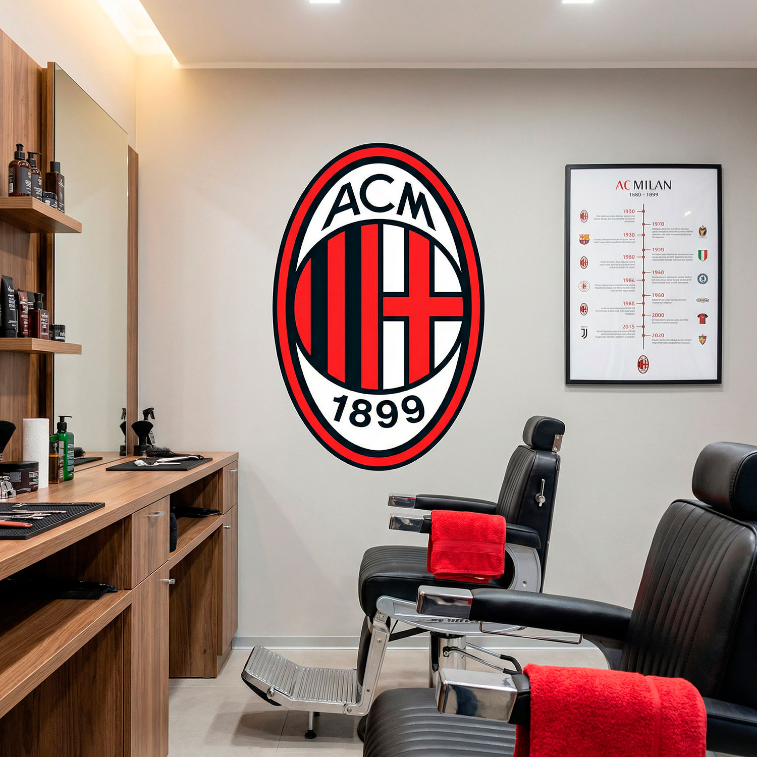 Vinilos Decorativos: Escudo AC Milan