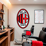 Vinilos Decorativos: Escudo AC Milan 22