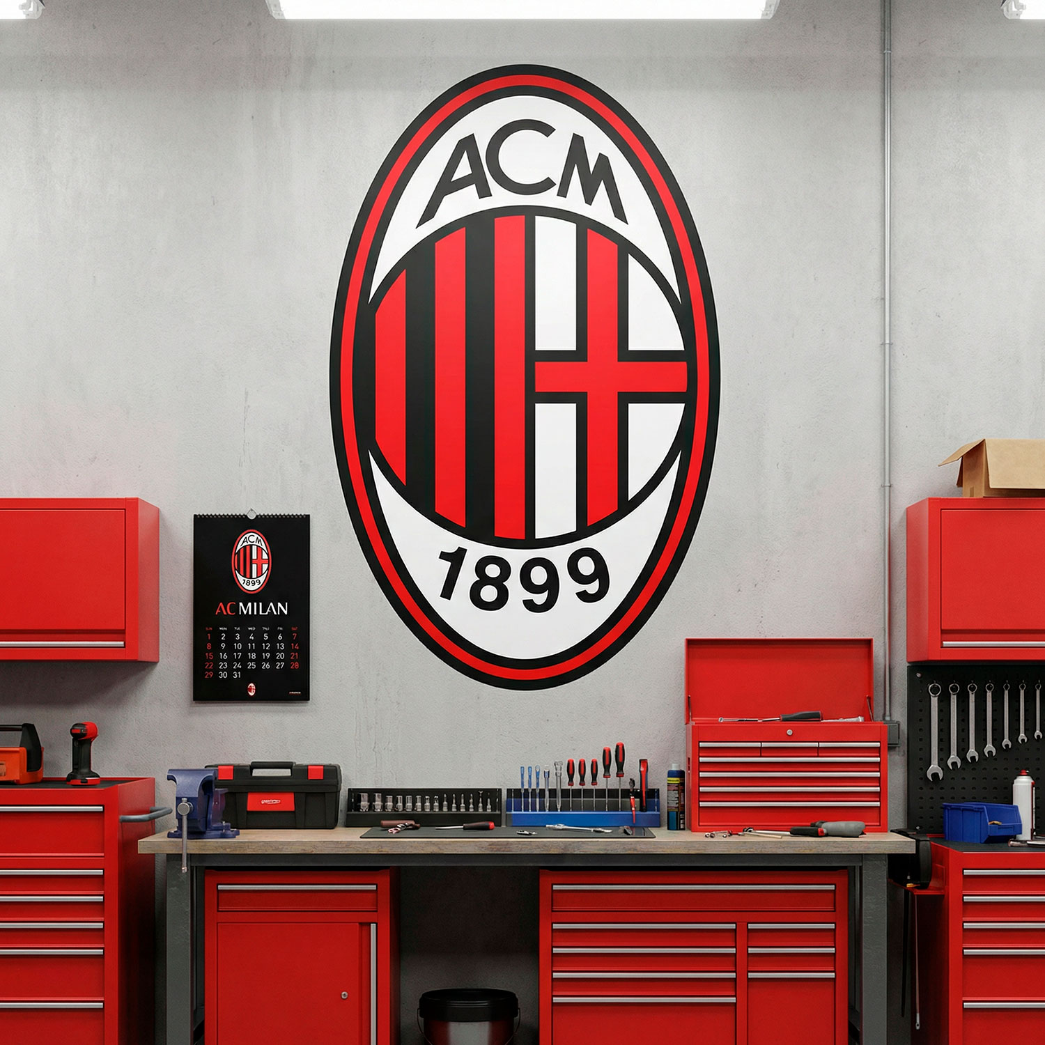 Vinilos Decorativos: Escudo AC Milan