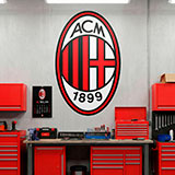 Vinilos Decorativos: Escudo AC Milan 24