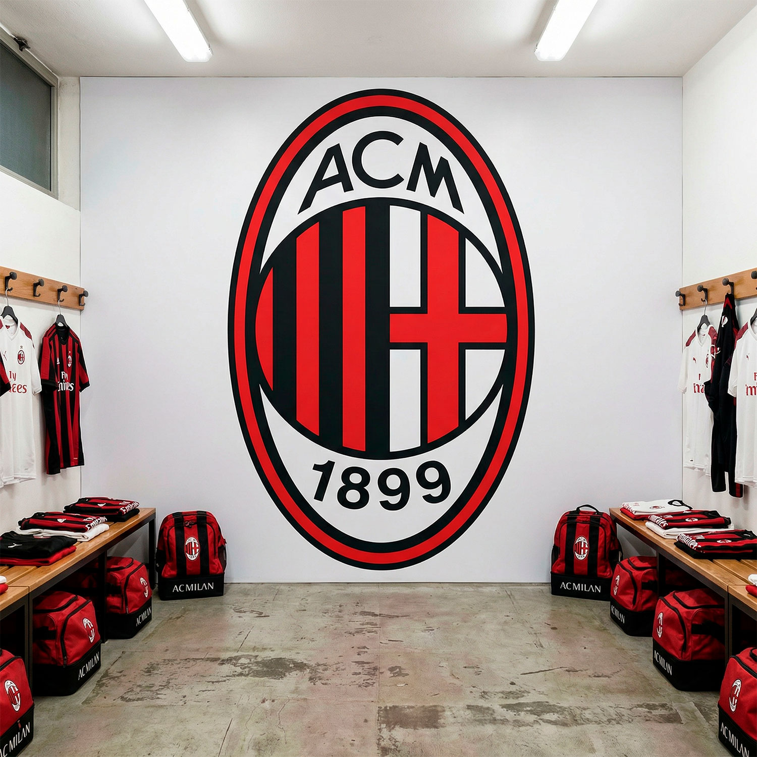 Vinilos Decorativos: Escudo AC Milan