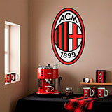 Vinilos Decorativos: Escudo AC Milan 27