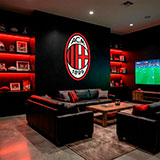 Vinilos Decorativos: Escudo AC Milan 5