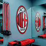 Vinilos Decorativos: Escudo AC Milan 6
