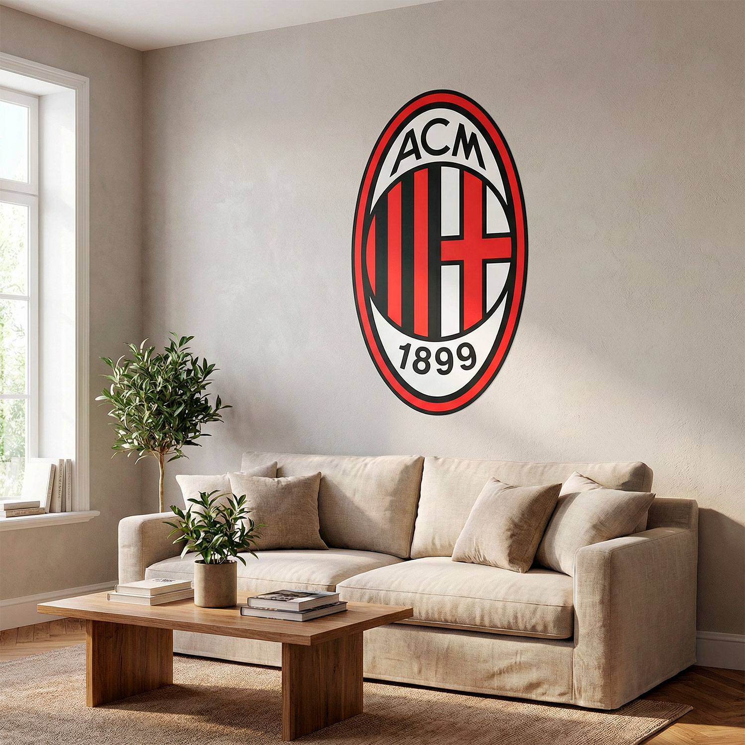 Vinilos Decorativos: Escudo AC Milan