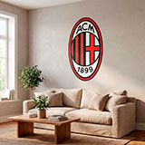 Vinilos Decorativos: Escudo AC Milan 7