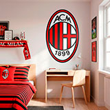 Vinilos Decorativos: Escudo AC Milan 8