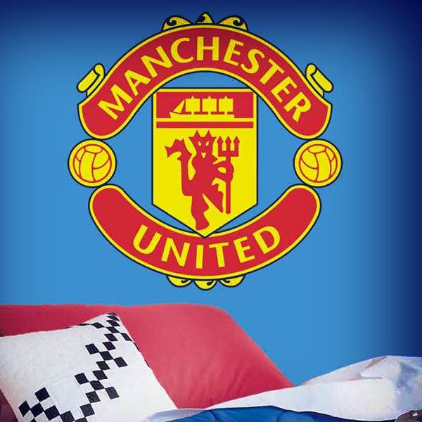 Vinilo del escudo del Manchester United