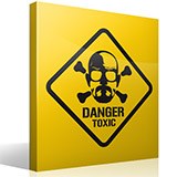 Vinilos Decorativos: Heisenberg Danger Toxic 2