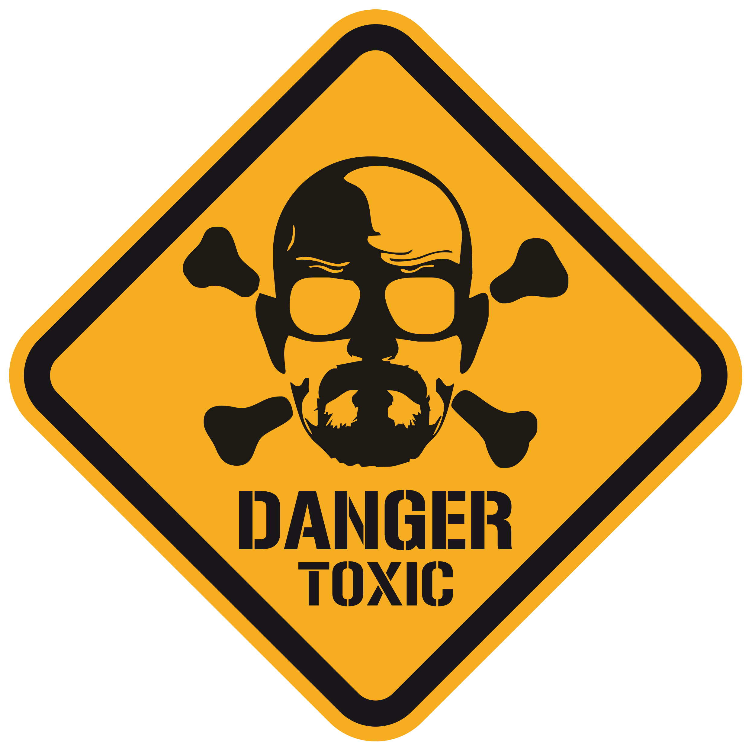 Vinilos Decorativos: Heisenberg Danger Toxic Color