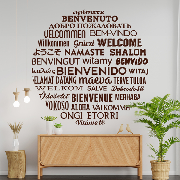 Vinilos Decorativos: Bienvenido en Idiomas