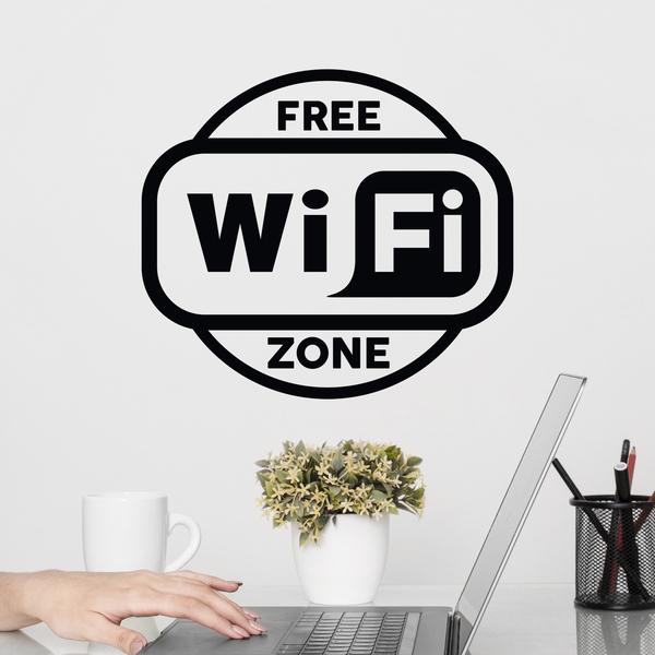 Vinilos Decorativos: Free Wifi Zone