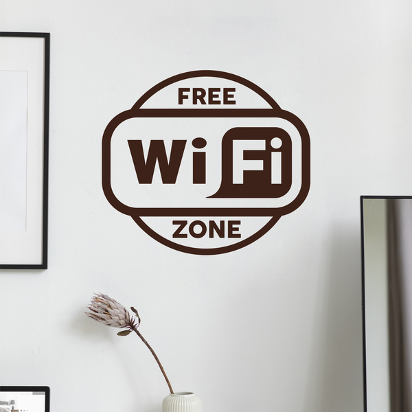 Vinilos Decorativos: Free Wifi Zone