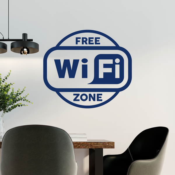 Vinilos Decorativos: Free Wifi Zone