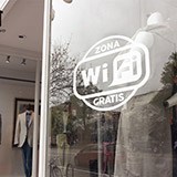 Vinilos Decorativos: Zona Wifi Gratis 3