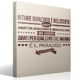 Vinilos Decorativos: Amare qualcuno é bellissimo... Paulo Coelho 3