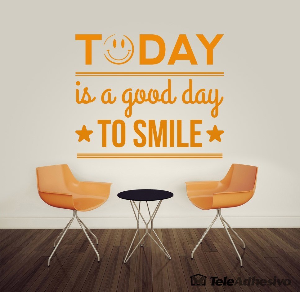 Vinilos Decorativos: Today is a good day to smile