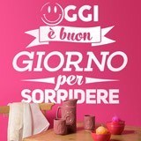 Vinilos Decorativos: Oggi è un buon giorno per sorridere 2