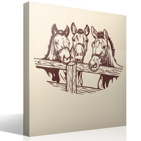 Vinilos Decorativos: Tres caballos