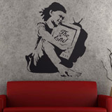 Vinilos Decorativos: Banksy The End 2