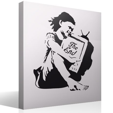 Vinilos Decorativos: Banksy The End