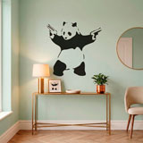 Vinilos Decorativos: Panda armado de Banksy 11