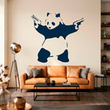 Vinilos Decorativos: Panda armado de Banksy 6