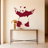 Vinilos Decorativos: Panda armado de Banksy 8