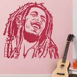 Vinilos Decorativos: Bob Marley sonrisa 2