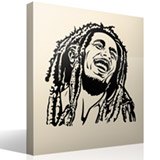 Vinilos Decorativos: Bob Marley sonrisa 3