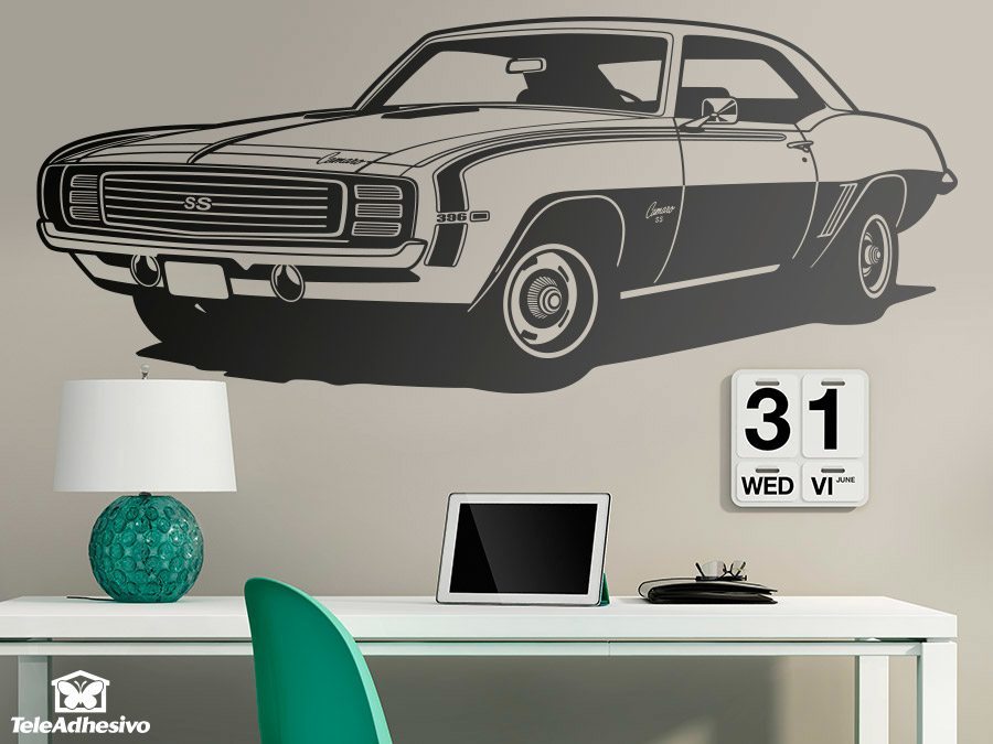 Vinilos Decorativos: Chevrolet Camaro 1969 ss