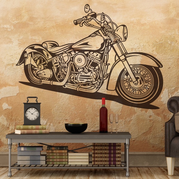 Vinilos Decorativos: Harley Davidson Softail Classic